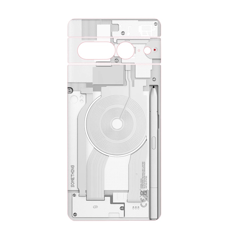 Nada Telefone Design Decalque Pele Para Google Pixel 6 7 8 Pro 6A 7A