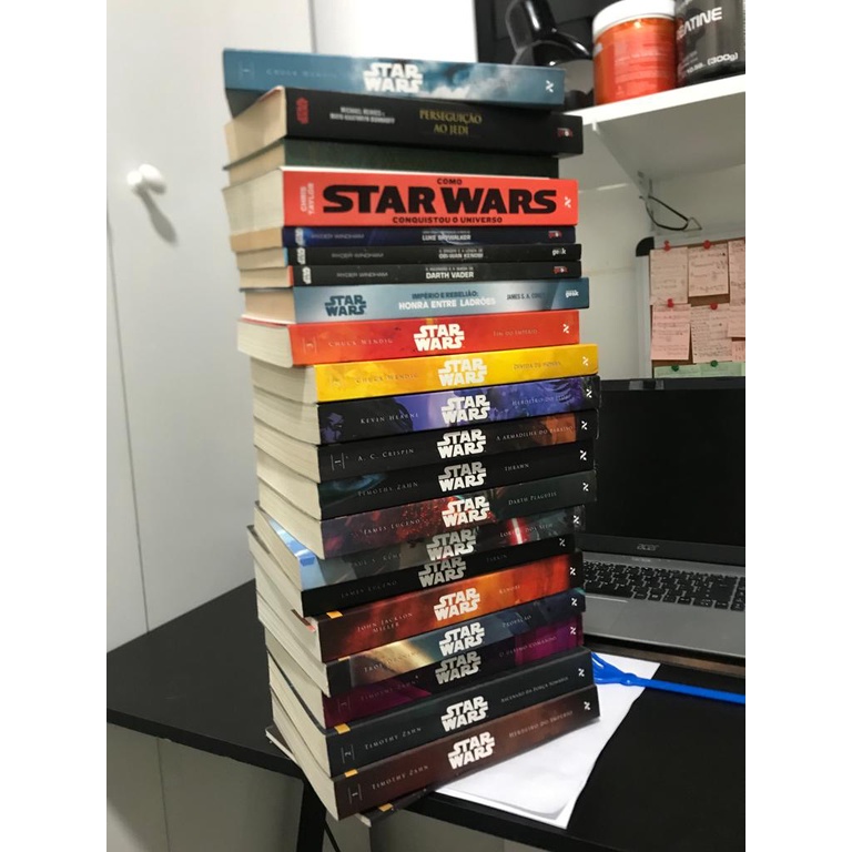 Coleção inteira de livros Star Wars Shopee Brasil