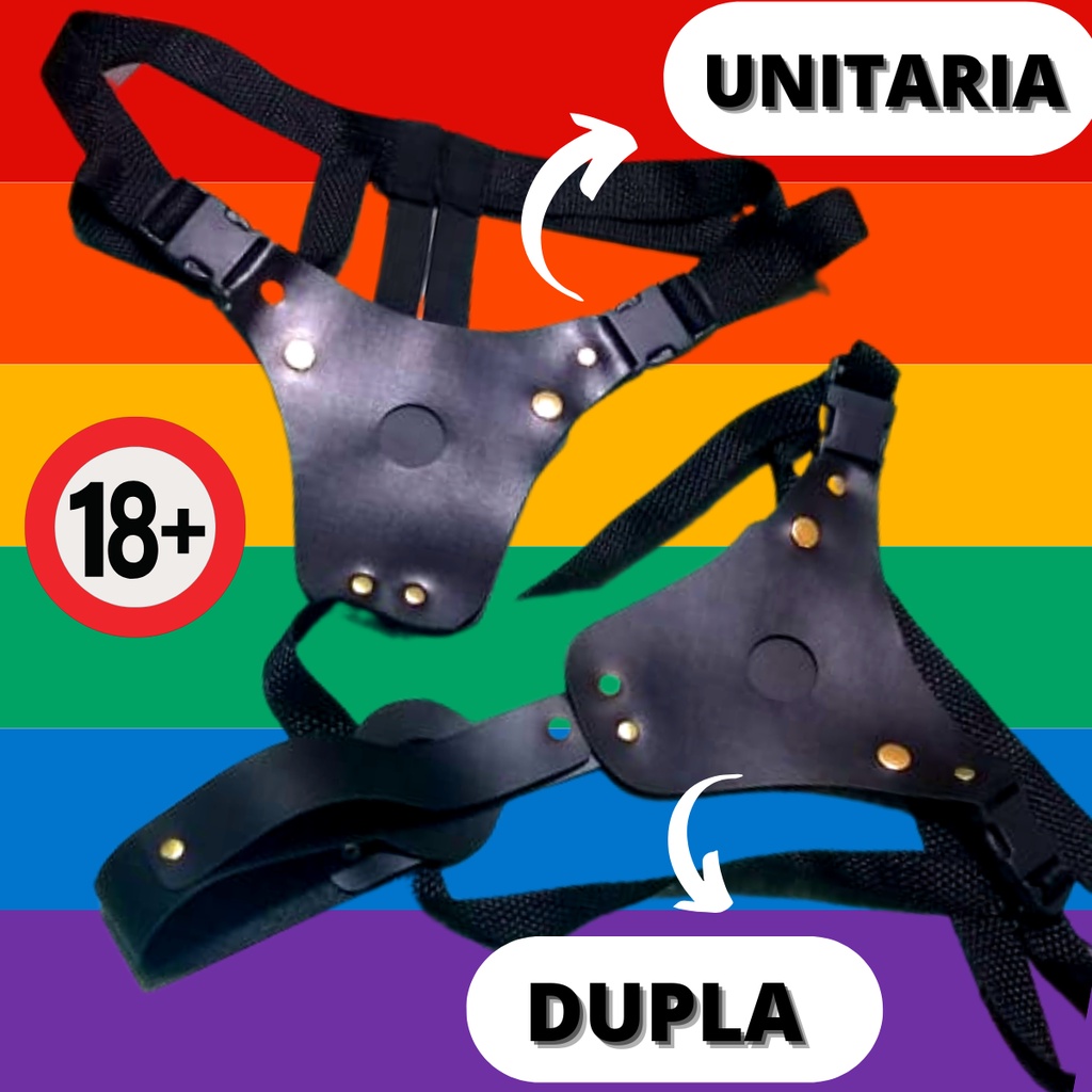 Cinta Dupla Penetracao Ou Unitário Feminino Harness Casal fantasia Sado