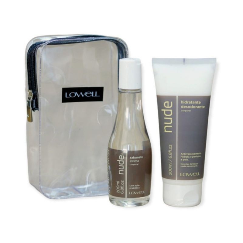 Kit nude hidratante corporal sabonete íntimo e corporal Lowell Shopee Brasil