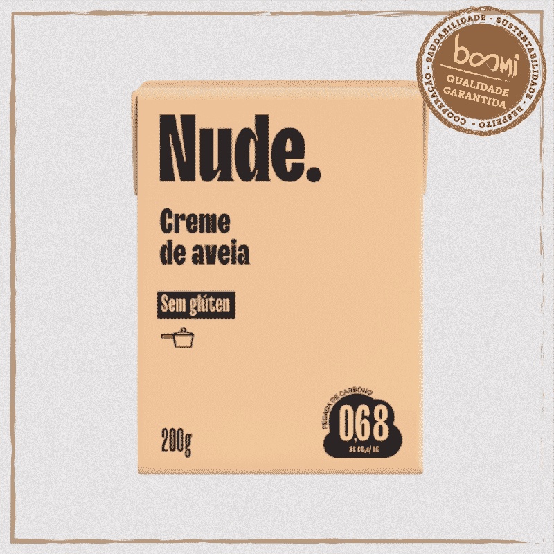 Creme De Leite Vegetal De Aveia Nude G Shopee Brasil