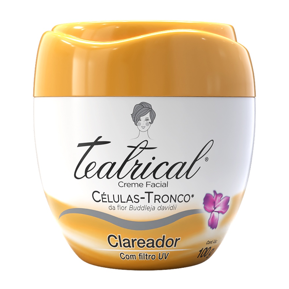 Teatrical Creme Facial Clareador 100g Shopee Brasil