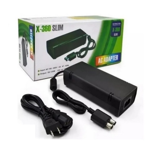 Fonte Xbox Slim Video Game Bivolt V V Pinos Forte Shopee