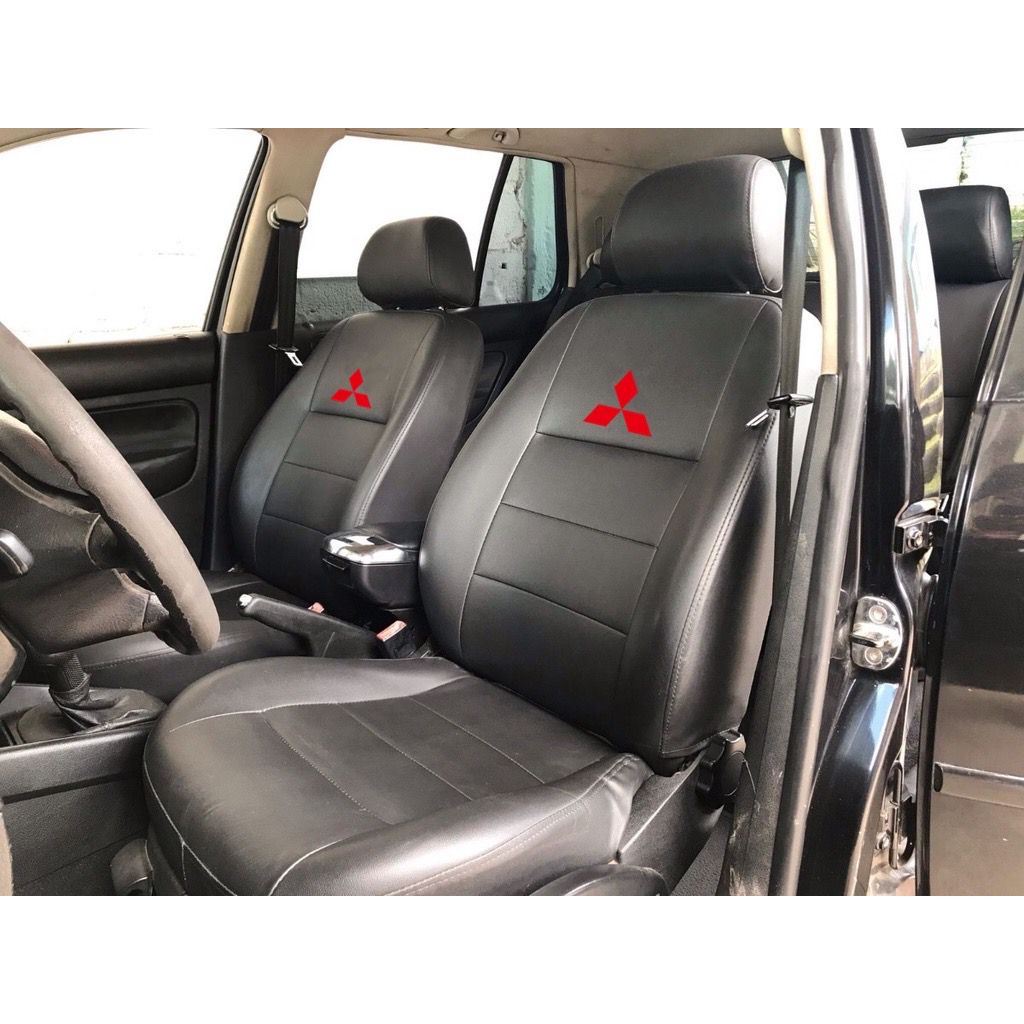 Conjunto De Capas De Banco Automotivo Em Couro Para Mitsubishi I