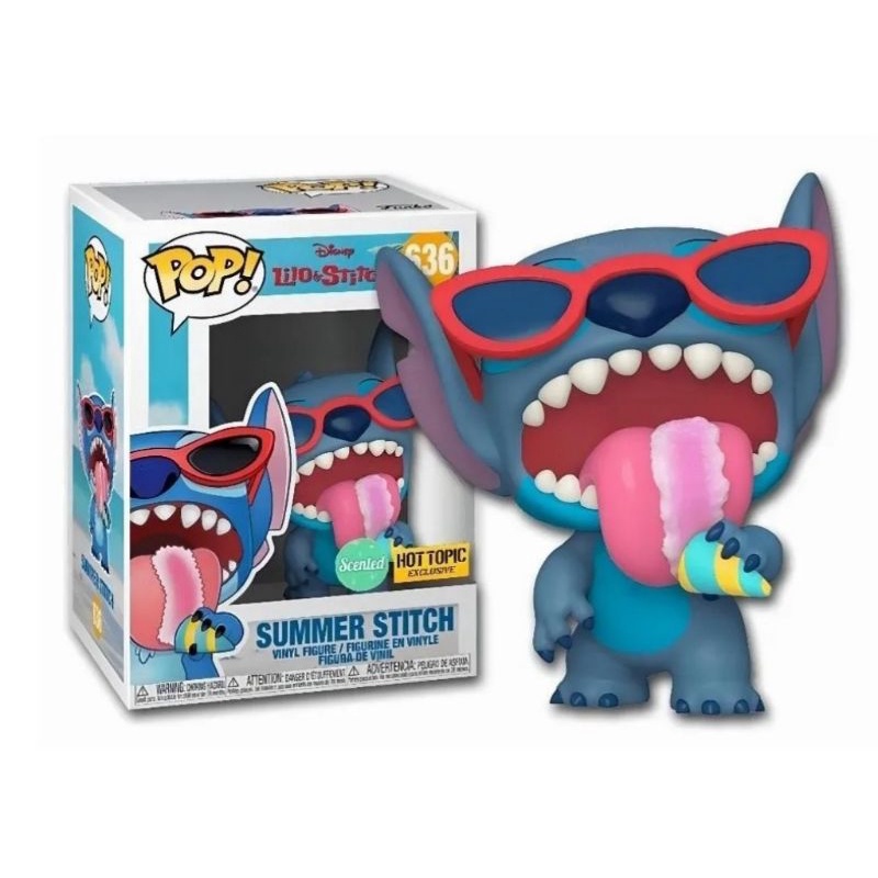 Funko Pop Summer Stitch Hot Topic Lilo E Stitch Shopee Brasil