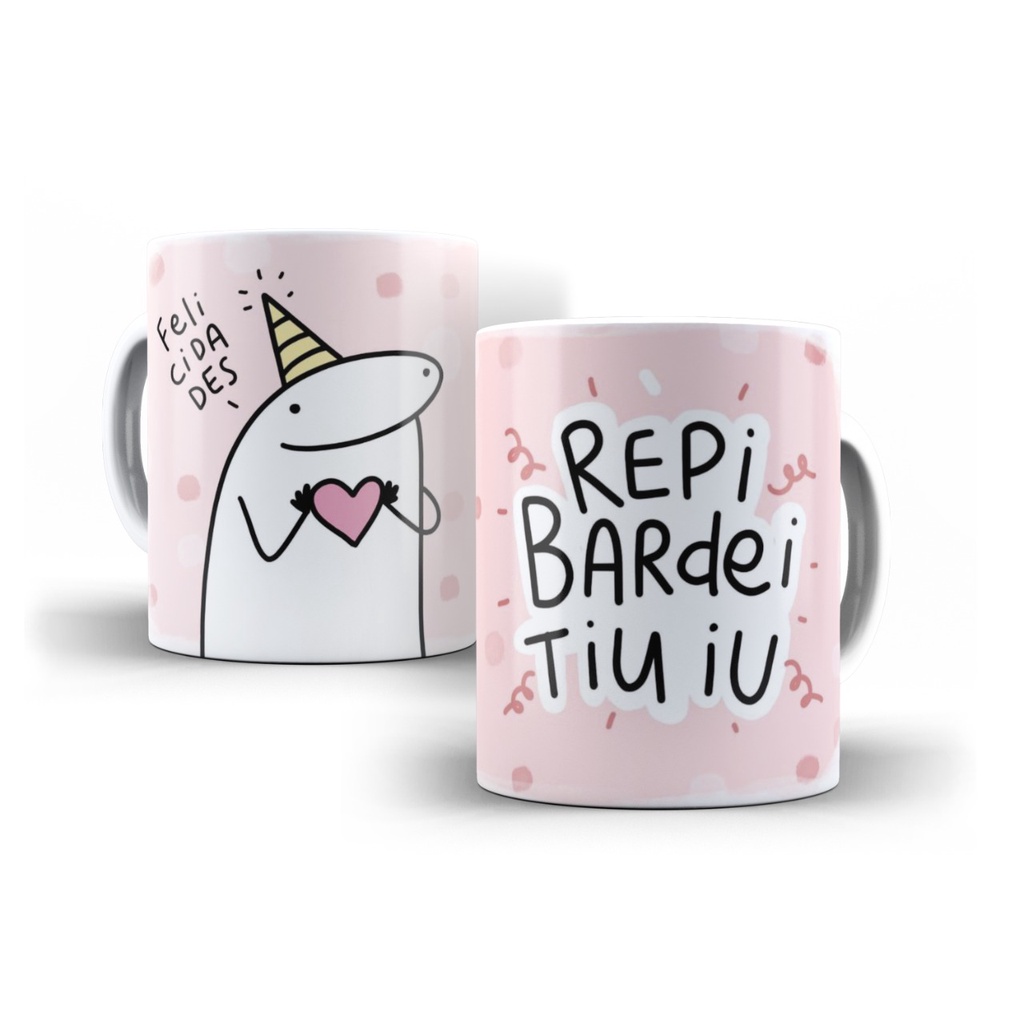 CANECA PERSONALIZADA FLORK REPI BARDEI TIU IU Shopee Brasil