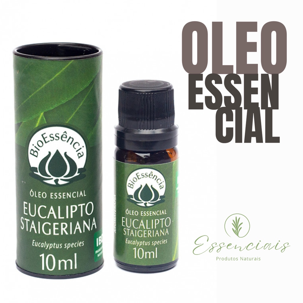 ÓLEO ESSENCIAL DE EUCALIPTO STAIGERIANA 10ML Shopee Brasil