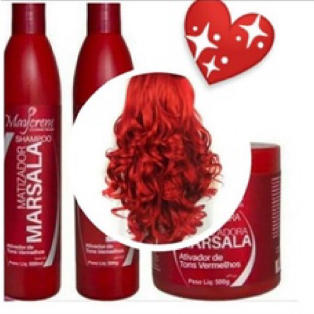 Kit Matizador Vermelho Marsala Maycrene Naturiun Ativador De Tons