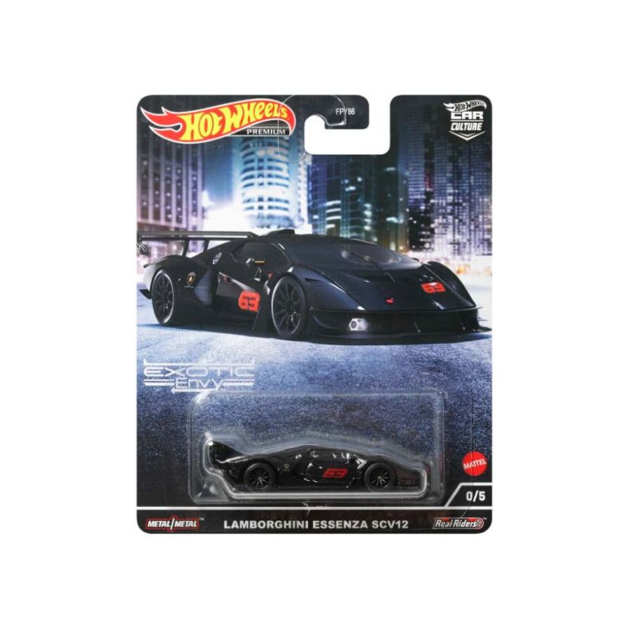 Hot Wheels Premium Car Culture Lamborghini Essenza SCV12 Shopee Brasil