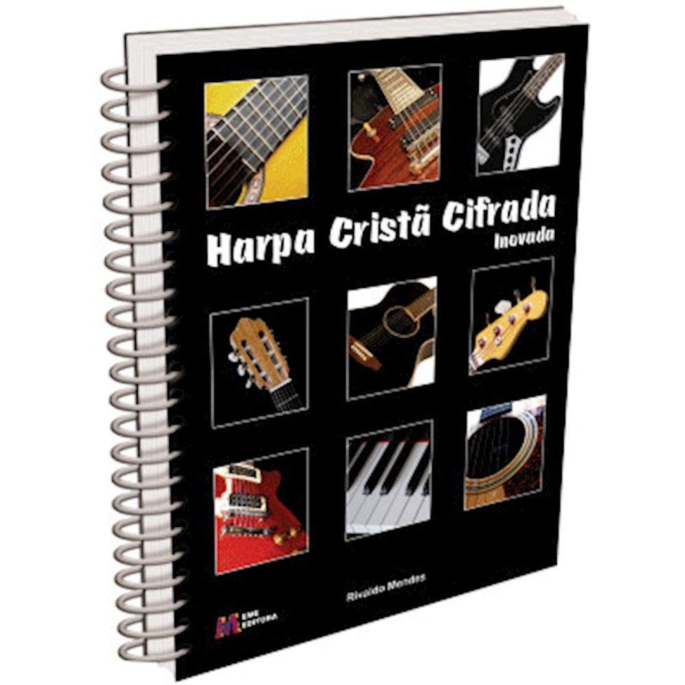 Harpa Crista Cifrada Inovada Media Capa Dura Shopee Brasil