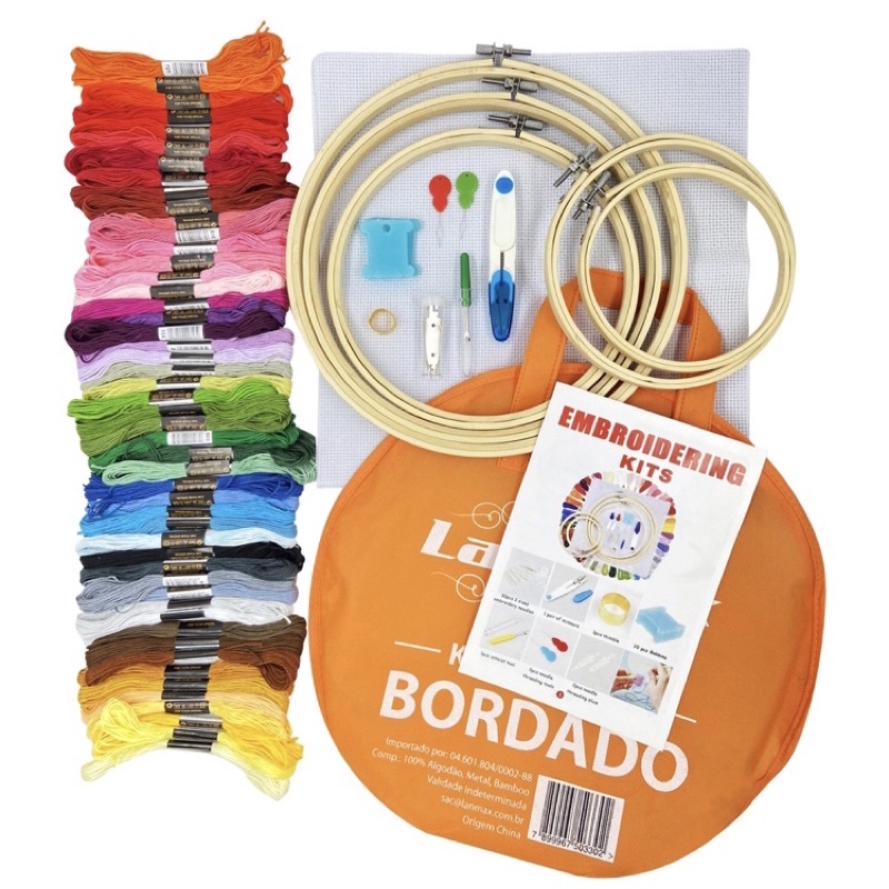 Kit Bastidores Completo P Iniciantes Bordado E Ponto Cruz Shopee Brasil