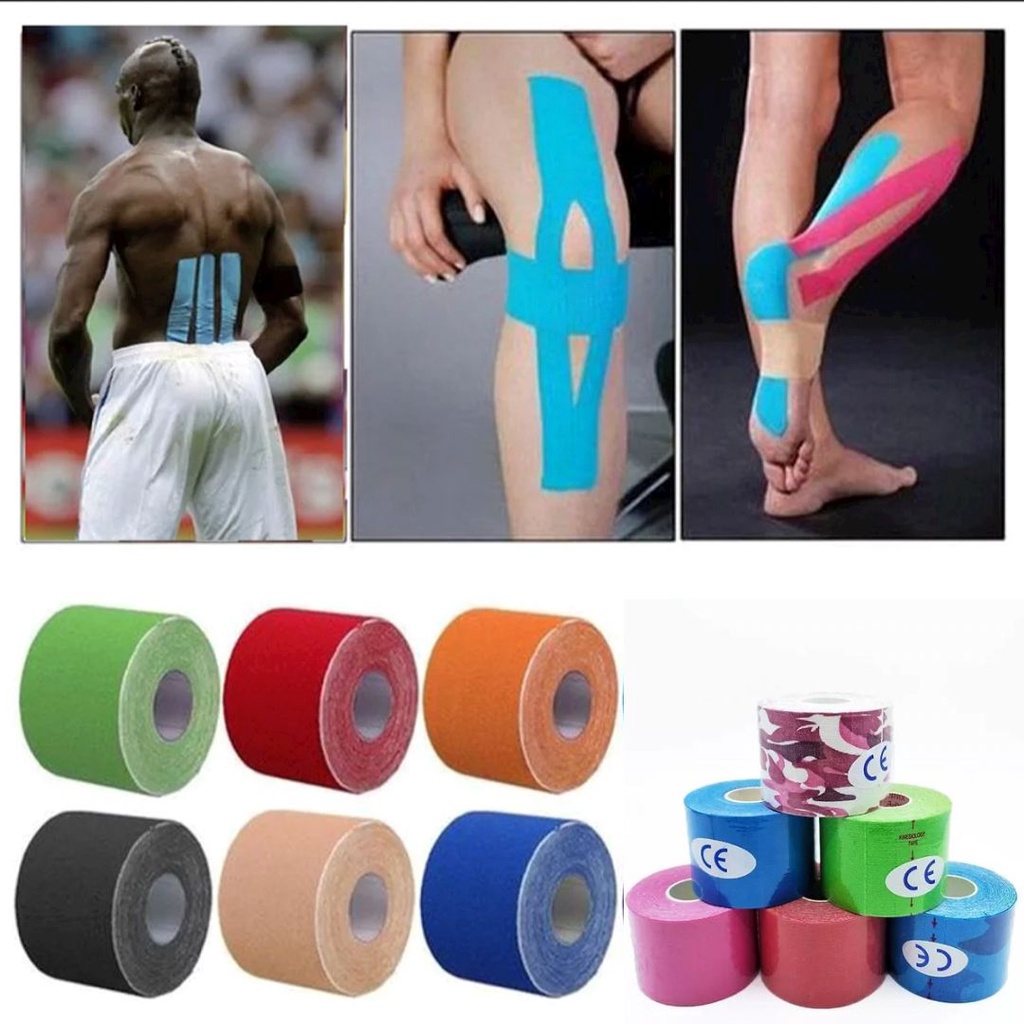 Bandagem Fita El Stica Kinesio Fisioterapia Metros Adesiva