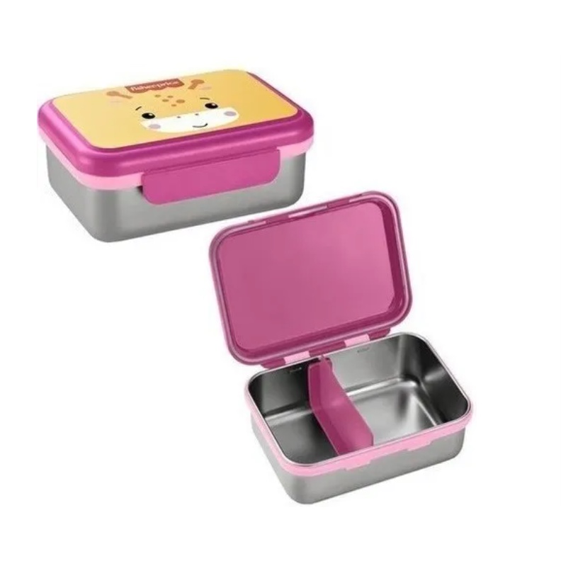 Lancheira Escolar Marmita Infantil Porta Lanches Bento Box A O Inox