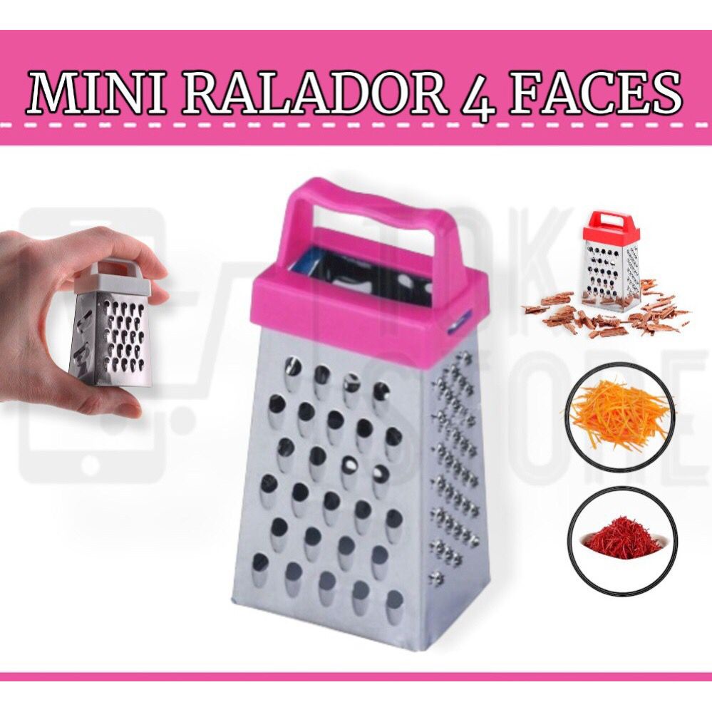 Mini Ralador em Aço Inox Lembrancinha Chá de Panela Quatro Faces