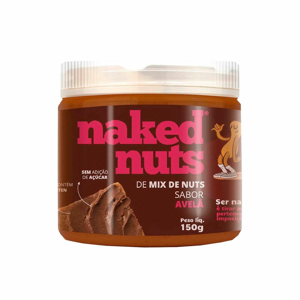 Pasta de Mix de Nuts Sabor Avelã Naked Nuts 150g Shopee Brasil