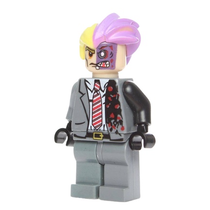 Duas Caras Minifigure Compativel Lego Harvey Dent Batman Coringa Dc