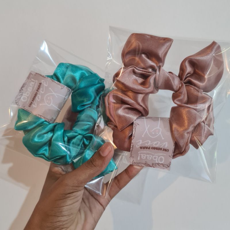 Scrunchies De Cetim Xuxinhas Lembrancinhas Xuxas Lacinho Shopee