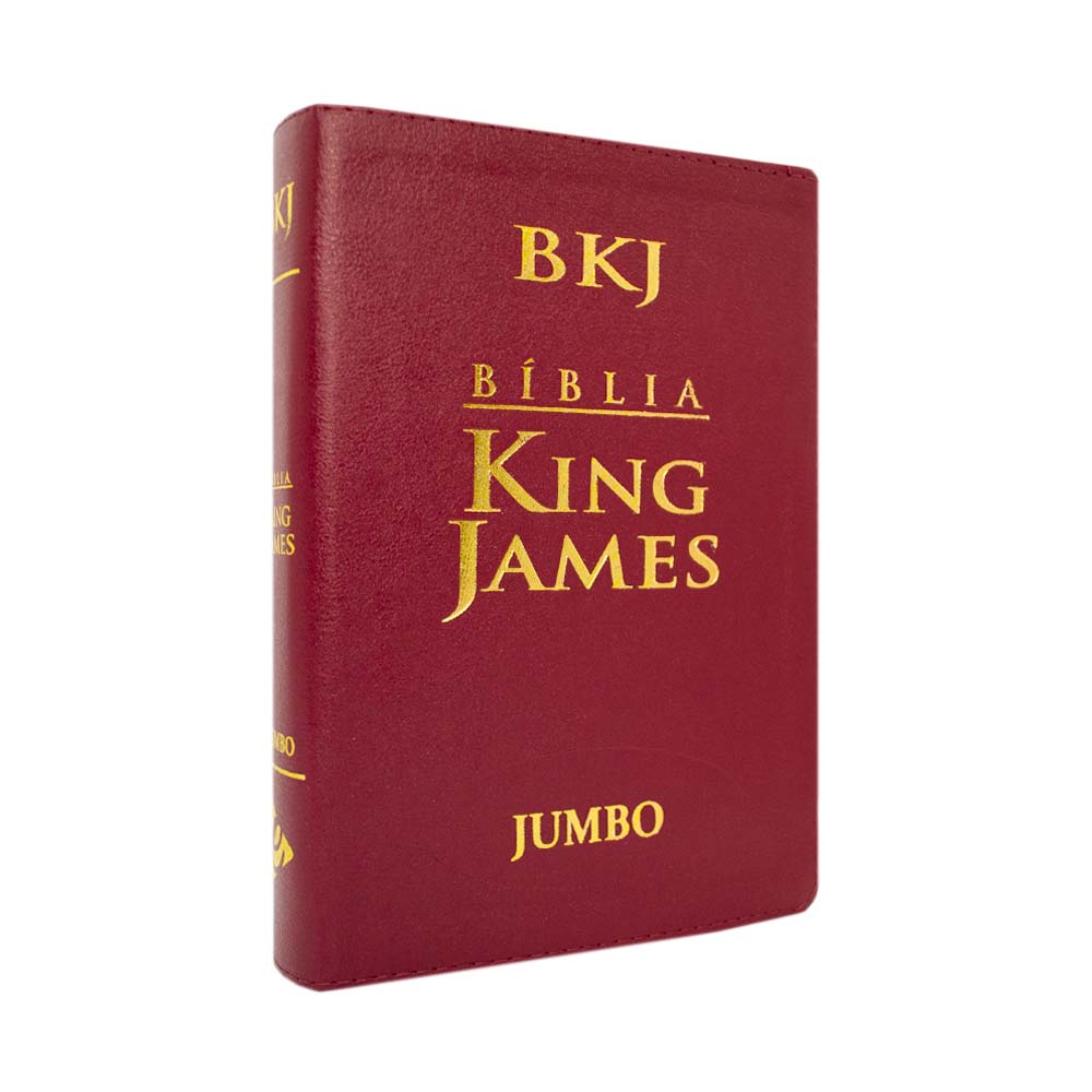 B Blia King James Atualizada Letra Jumbo Capa Luxo Vermelha Shopee Brasil