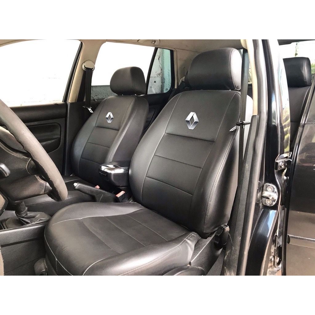 Conjunto De Capas Para Banco Automotivo Em Couro Renault Sandero Clio