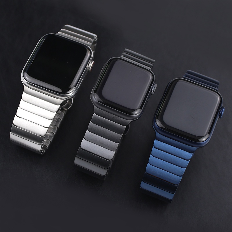 Pulseira De A O Inoxid Vel Para Apple Watch Band Mm Mm Liga O