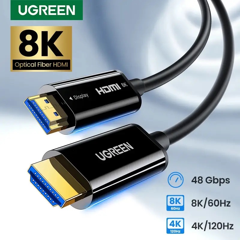 Novo Cabo Hdmi Fibra Otica Ugreen K Top De Linha M Ideal Para