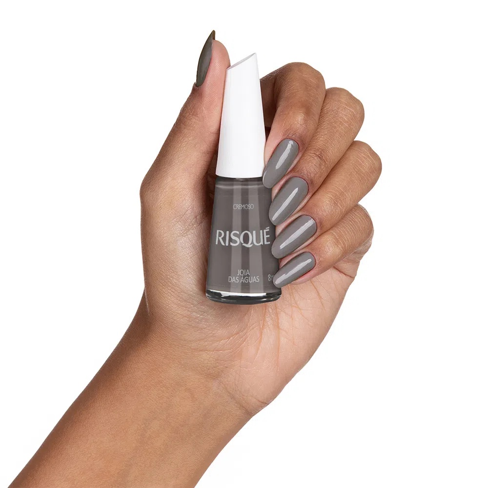 Esmalte Risqué Nude Cremoso Joia das Águas ml Envio Imediato Shopee Brasil
