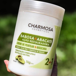 M Scara Tratamento Babosa Aloe Vera E Abacate Hidrata O Profunda