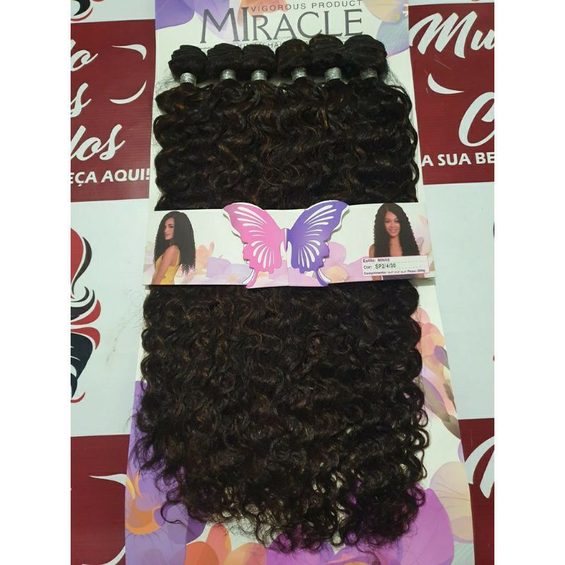 Cabelo Organico Miracle Bio Vegetal Sleek Vigorous Products Human Hair