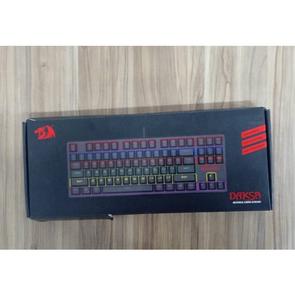 Teclado Mecânico Gamer Redragon Daksa Rainbow recondicionado Shopee