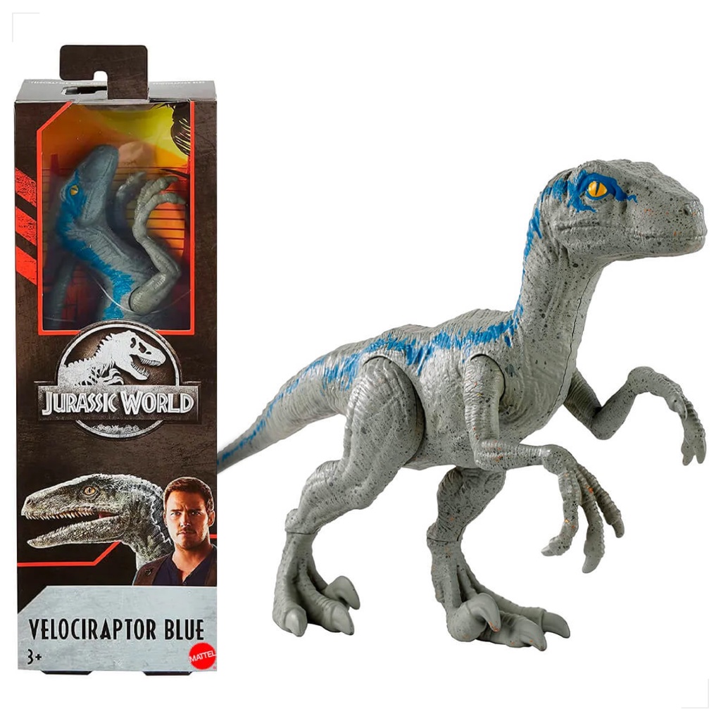 Dinossauro Jurassic World Cm Velociraptor Blue Mattel Shopee Brasil