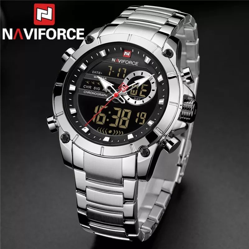 Relógio Masculino Naviforce 9163 Shopee Brasil