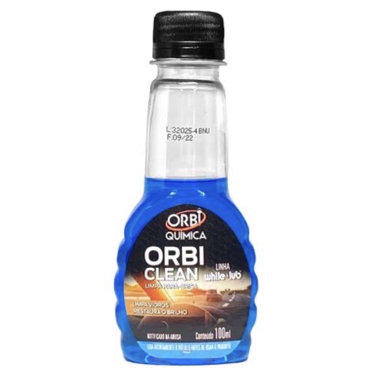 Detergente Limpa Para Brisas Desengordura Orbi Clean 100ml Shopee Brasil