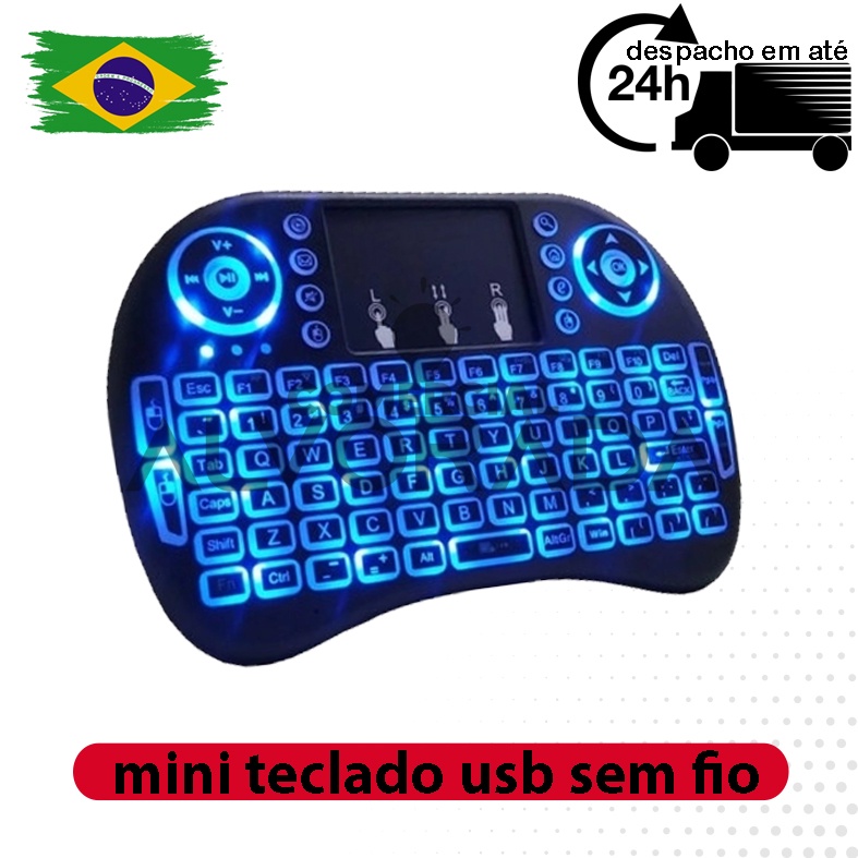 Mini Teclado Usb Sem Fio Touchpad Altomex Shopee Brasil