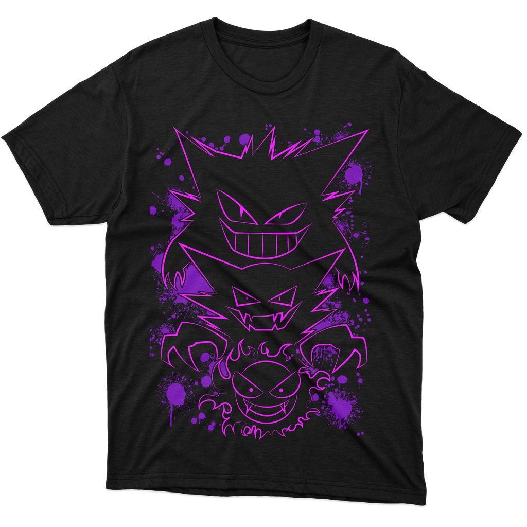 Camiseta Gengar Pokemon Jefin Shopee Brasil