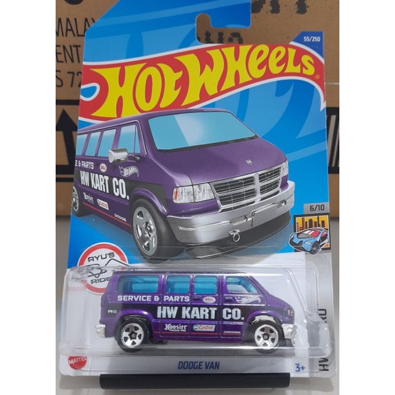 Hot Wheels Dodge Van Roxa Shopee Brasil