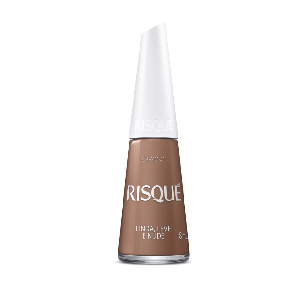 Esmalte Cremoso Risque Nude Linda Leve Nude Ml Shopee Brasil