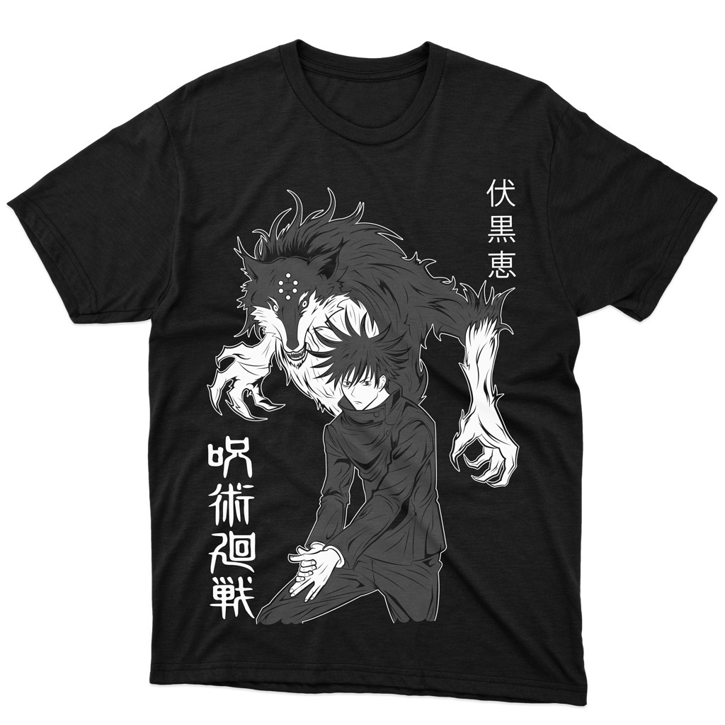 Camiseta Megumi Fushiguro Jujutsu Kaisen DAILO Shopee Brasil