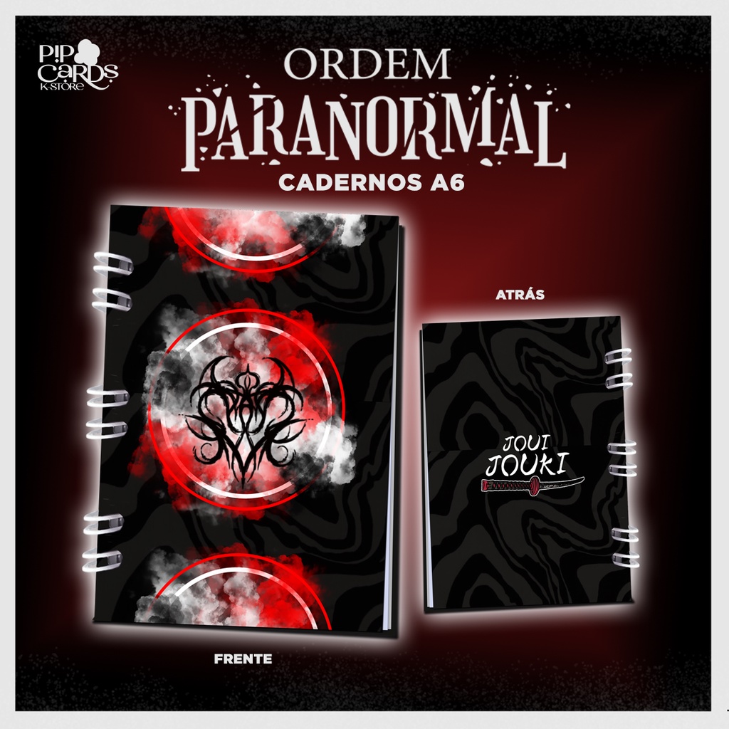 CADERNOS ORDEM PARANORMAL JOUI ARTHUR E KAISER FANMADE Shopee Brasil