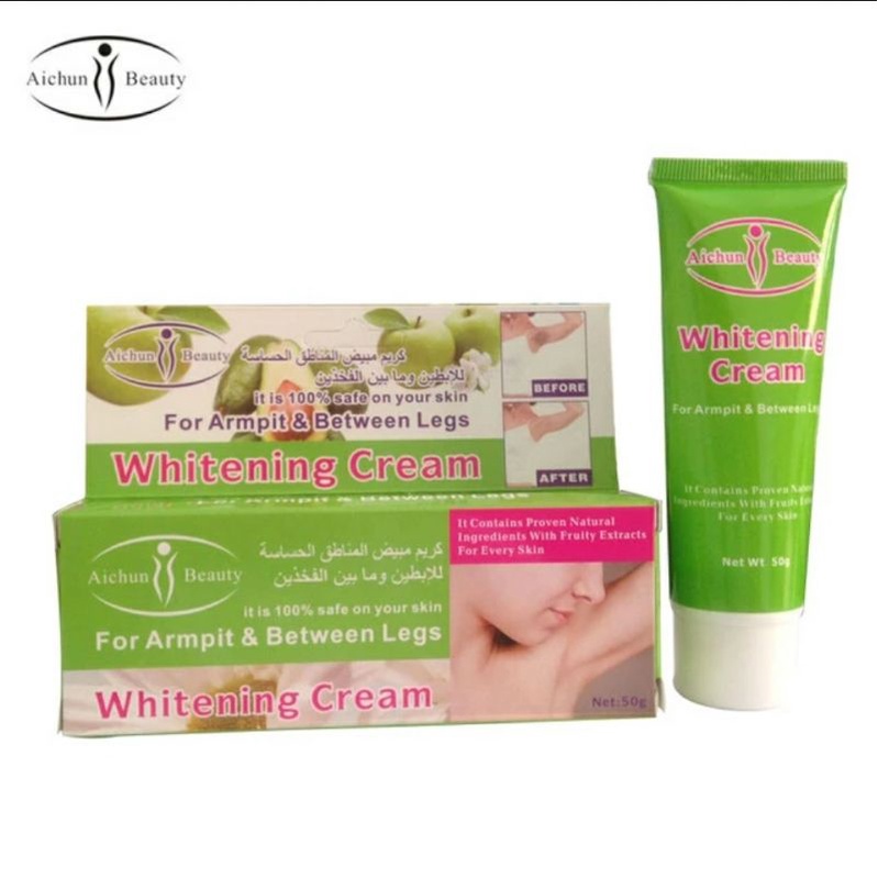 Creme Clareador De Axilas E Virilha Whitening Cream 50g Shopee Brasil