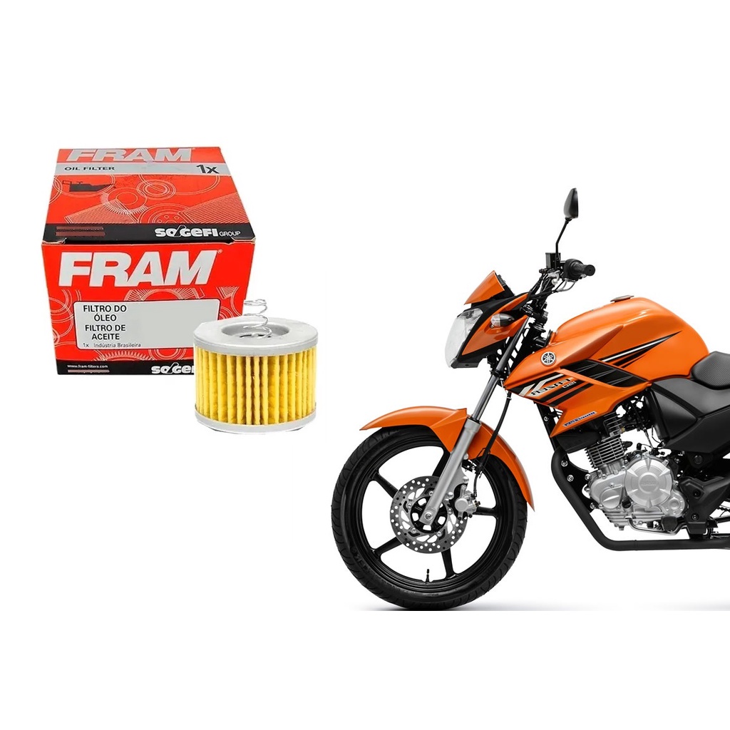 Filtro Leo Fram Ch Yamaha Fazer Xtz Crosser Ybr Factor