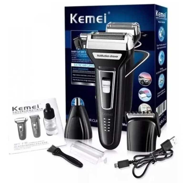 Aparelho De Barbear Em Kemei Shaver Bivolt Km Shopee Brasil