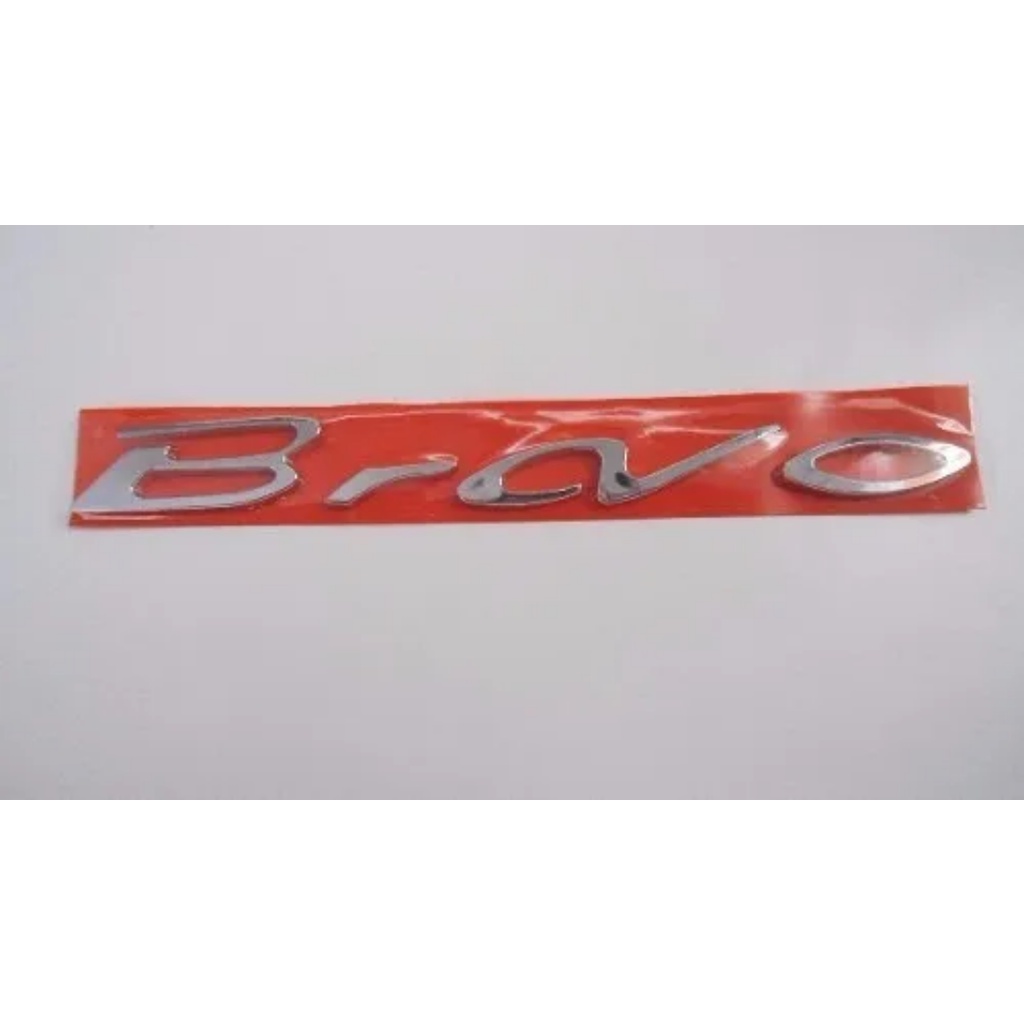 Emblema Nome Fiat Bravo Cromado Todos E Cr Shopee Brasil