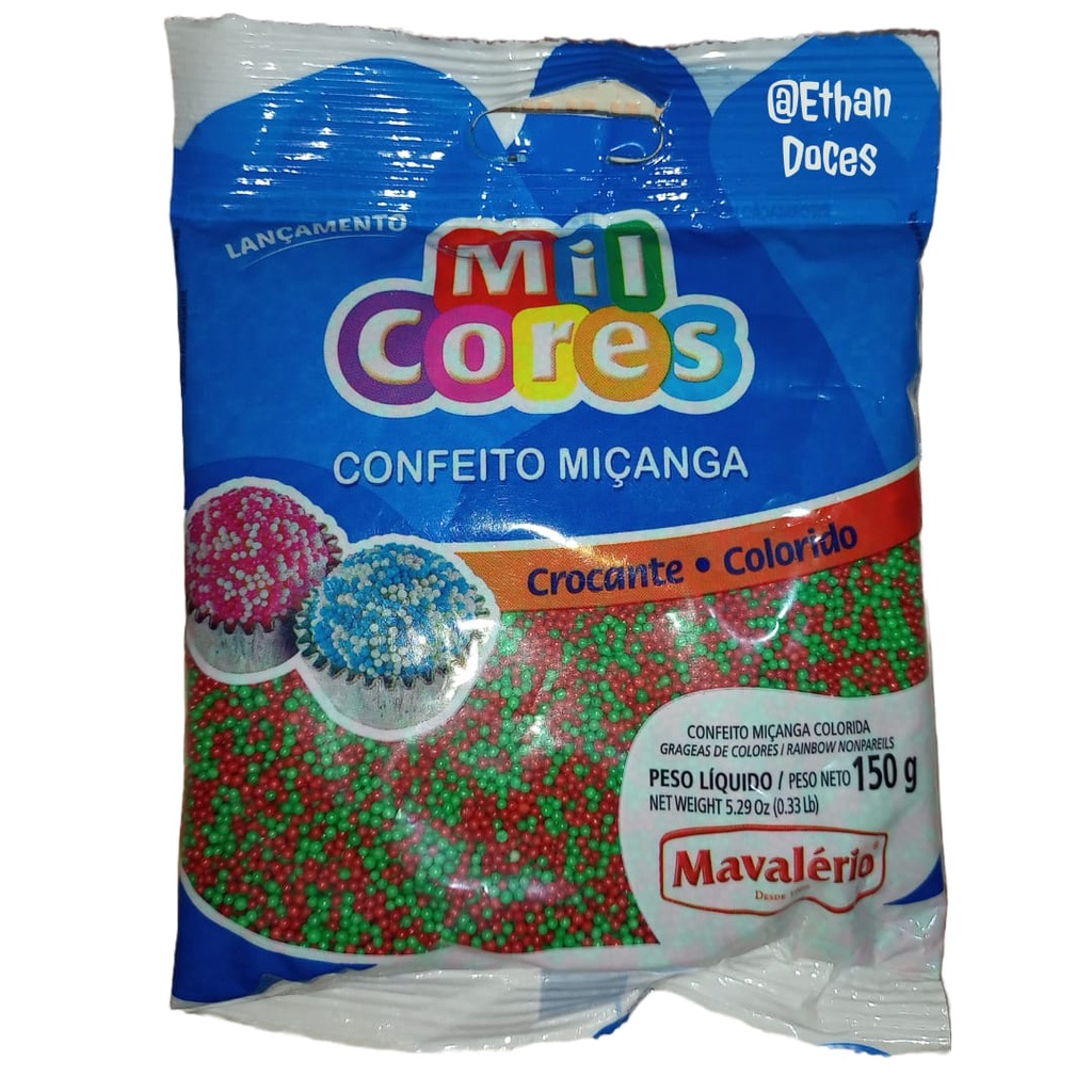 Maval Rio Confeito Mi Anga N G Mil Cores C Unid Escolha As