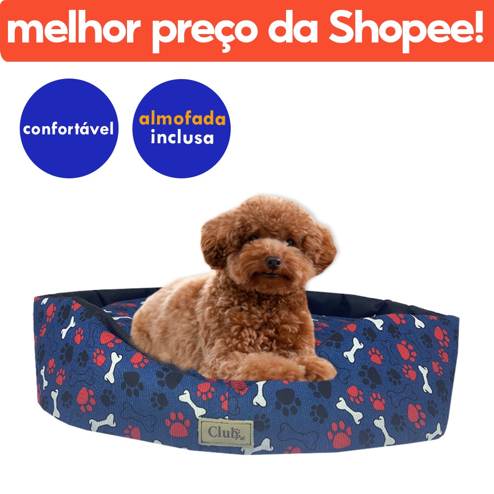 Cama Caminha Para Cachorro Gato Almofada Europa Pop Club Pet