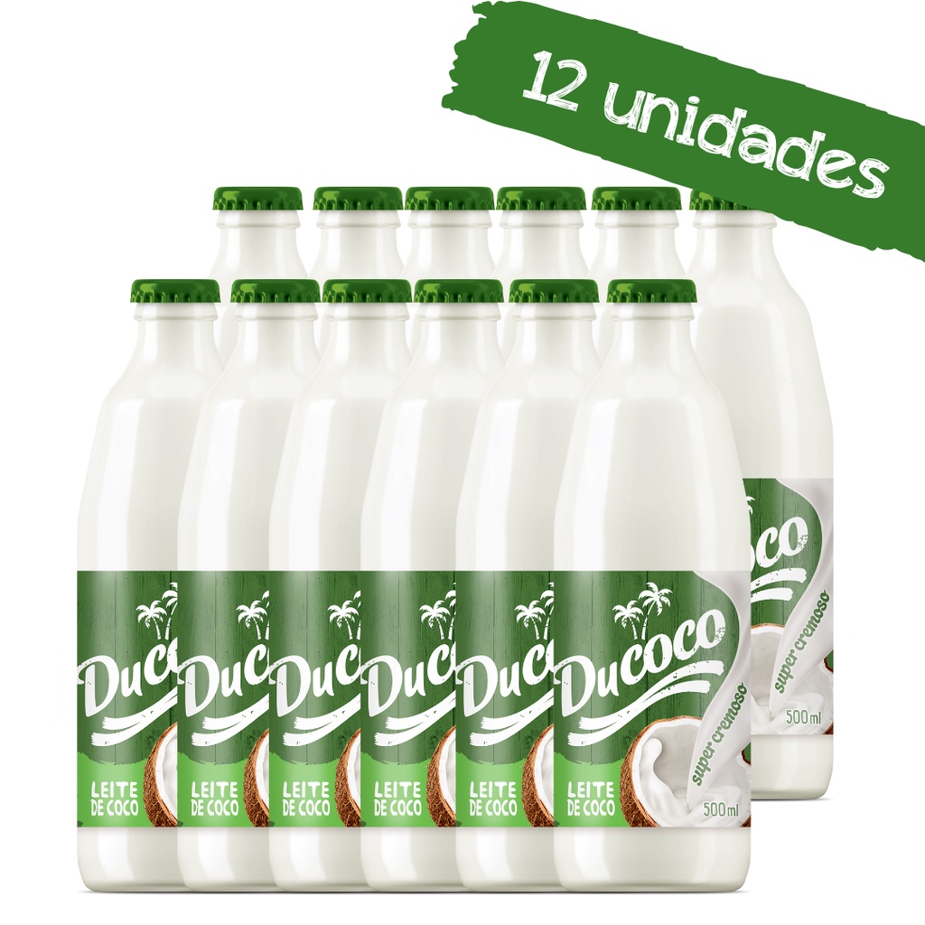 Leite De Coco Ducoco Kit 12 Unidades De 500ml Shopee Brasil