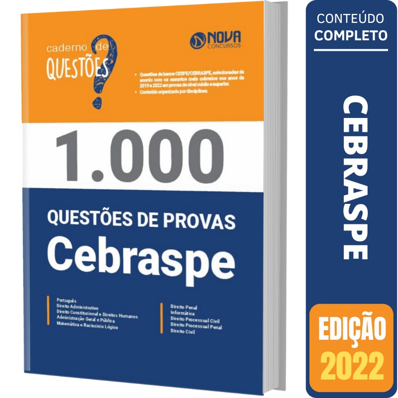 Livro de Questões Gabaritadas da CEBRASPE Shopee Brasil