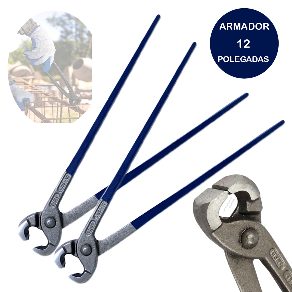 Alicate Torques Torquesa De Armador Polegadas Berg Shopee Brasil