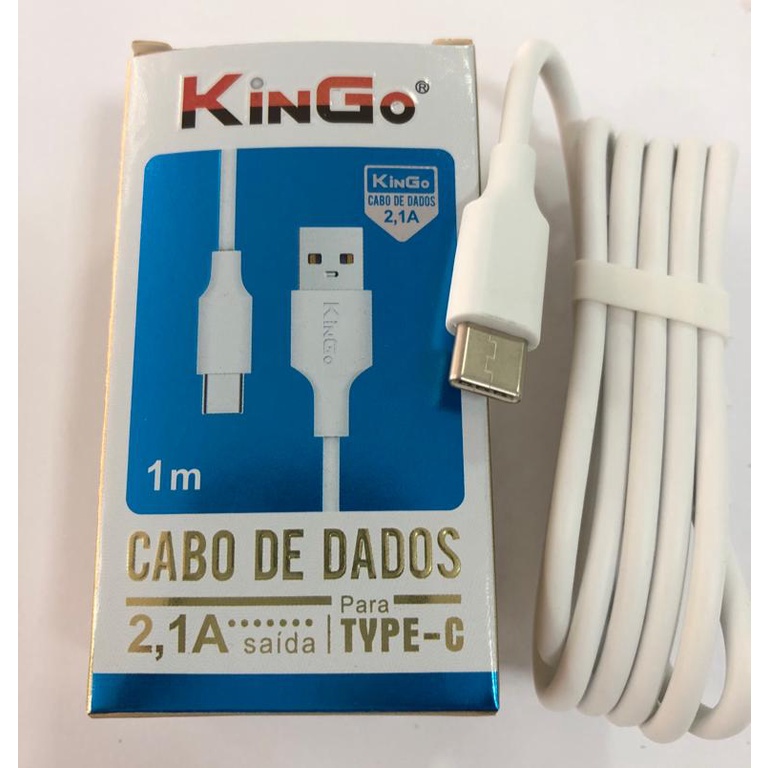 Cabo De Dados Carga Kingo Type C M Shopee Brasil