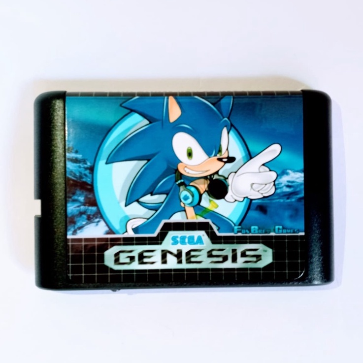 Jogo Sonic The Hedgehog Winter Adventures Cartucho Fita Para Mega Drive