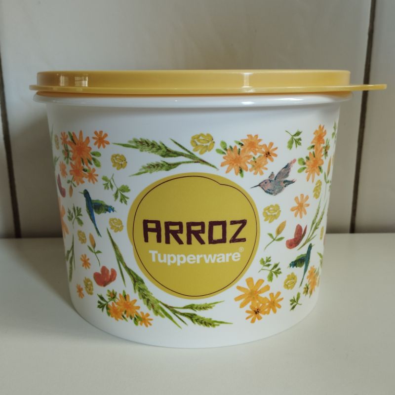 Caixa Arroz Kg Floral Tupperware Shopee Brasil